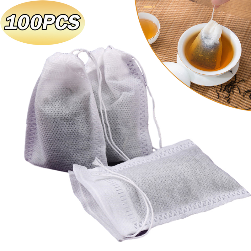 100Pcs Disposable Teabags Non- - огляд і ціна Herbal Wellness Products