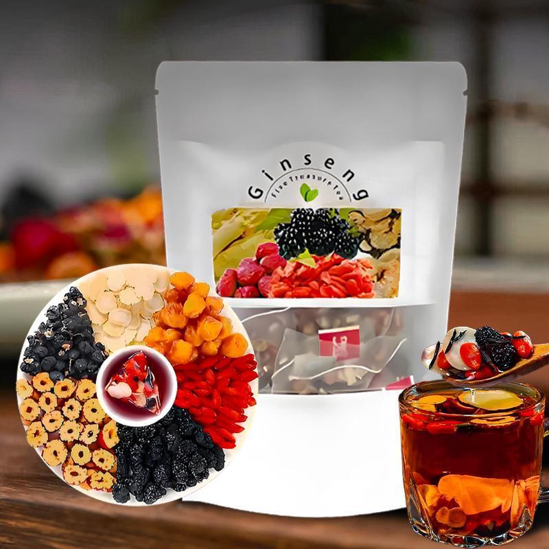 Ginseng Five Treasure Tea Natu - огляд і ціна Herbal Wellness Products