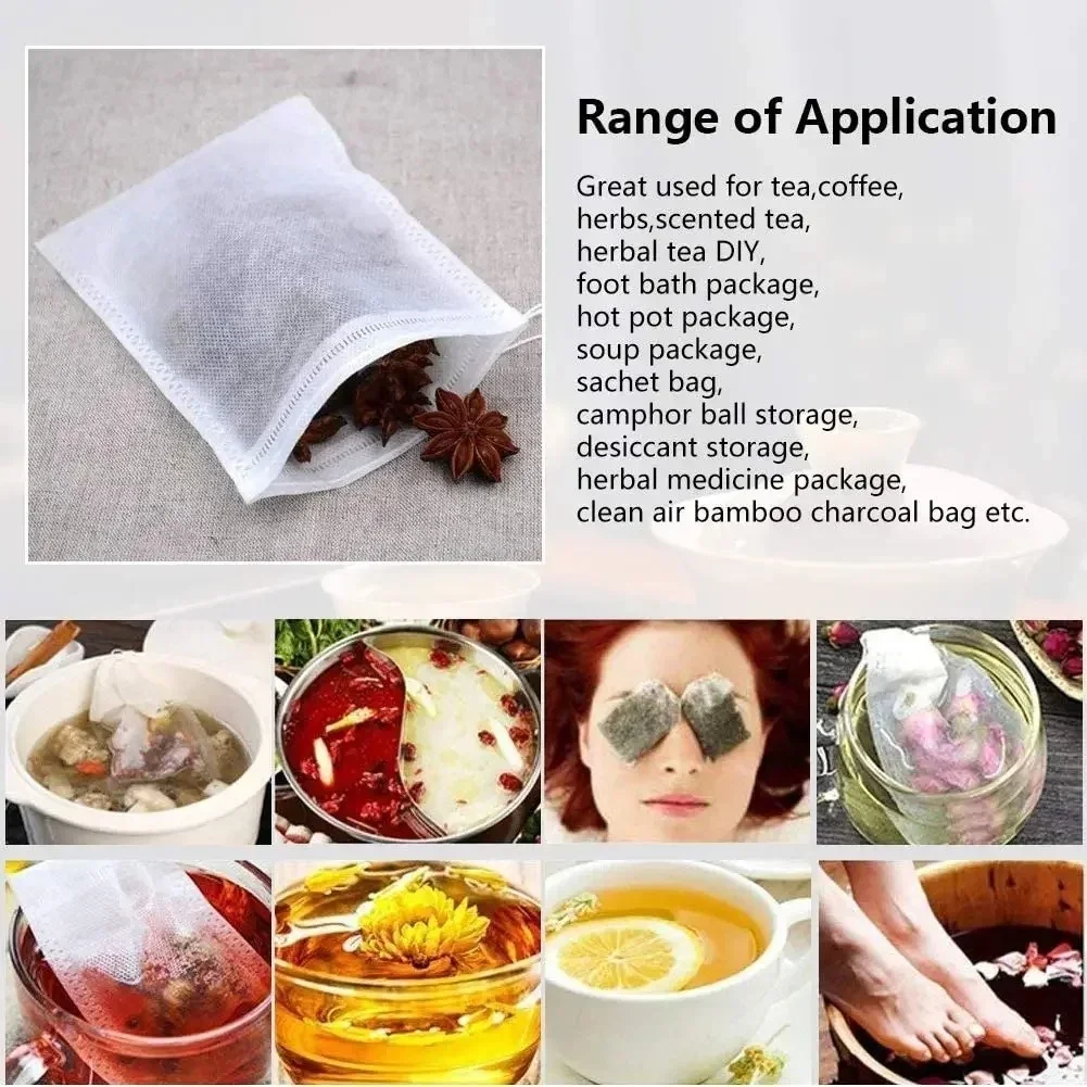1000-100Pcs Disposable Teabags - огляд і ціна Herbal Wellness Products