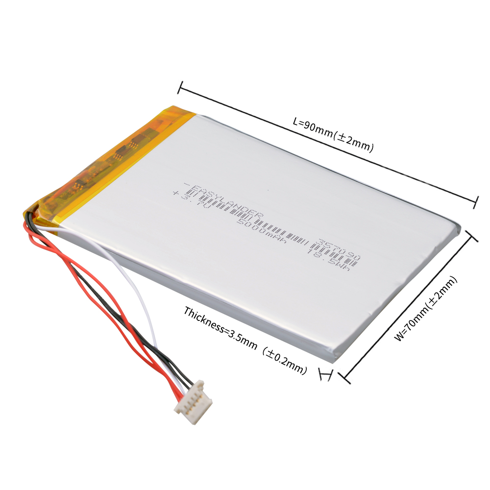 5-wire  357090 3.7V 5000mAh Re - огляд і ціна Herbal Wellness Book