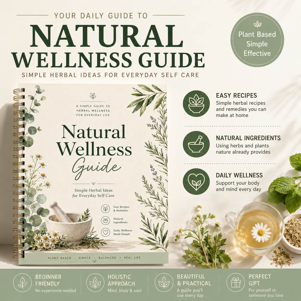 Natural Herbal Healing Guide B - огляд і ціна Herbal Wellness Book