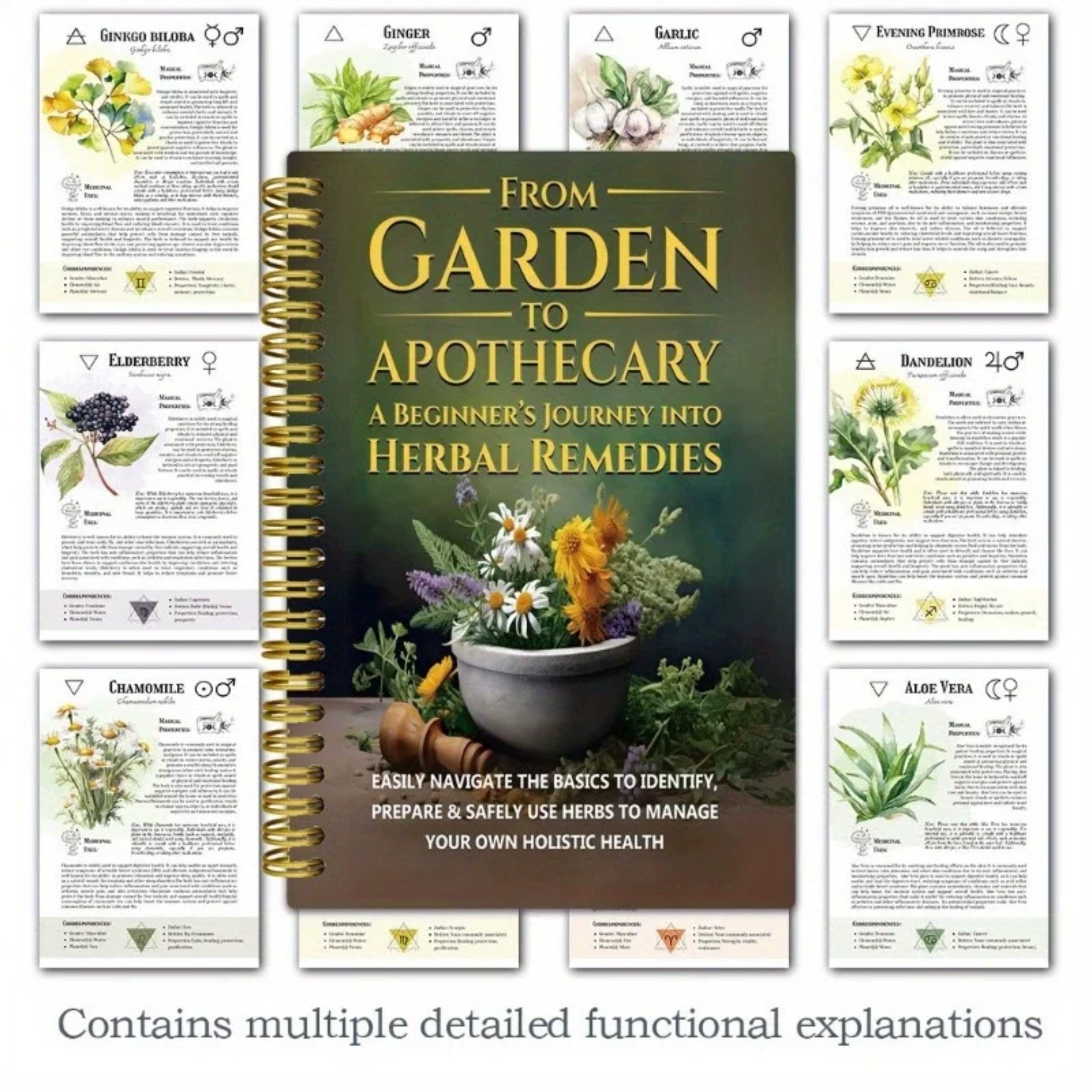 From Garden To Apothecary A Be - огляд і ціна Herbal Wellness Book