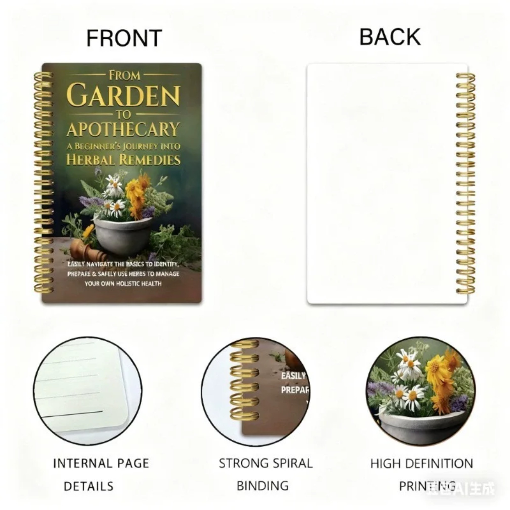 From Garden To Apothecary A Be - огляд і ціна Herbal Wellness Book