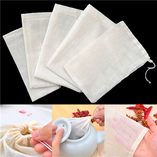 1pc/10Pcs Cotton Tea Bags Musl - огляд і ціна Herbal Wellness Products
