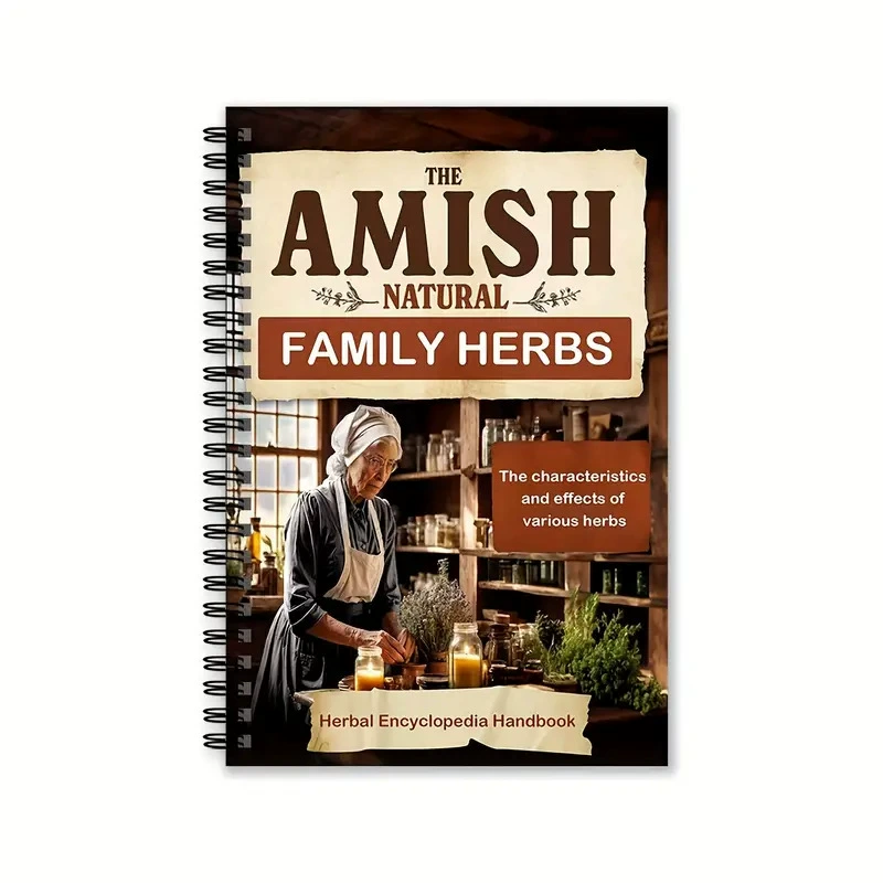 The Amish Natural Family Herbs - огляд і ціна Herbal Wellness Book