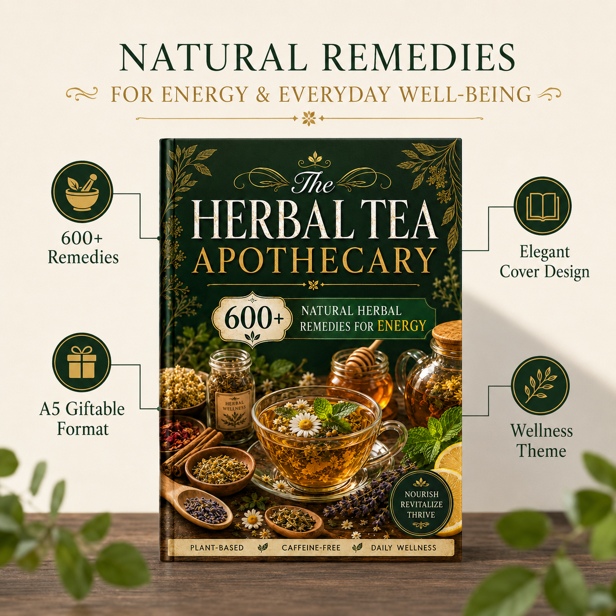 Herbal Tea Health Handbook A5  - огляд і ціна Herbal Wellness Products