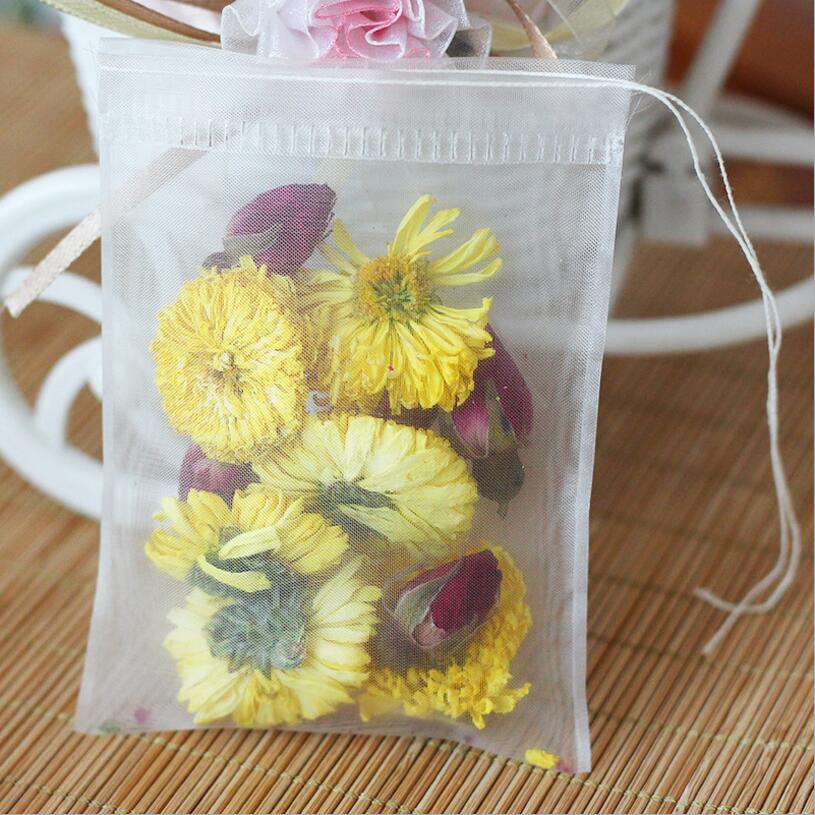 50pcs/lot Empty Tea Bag Nylon  - огляд і ціна Herbal Wellness Products