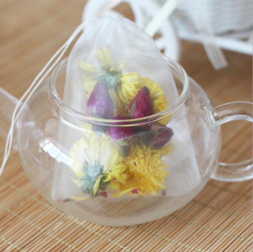 50pcs/lot Empty Tea Bag Nylon  - огляд і ціна Herbal Wellness Products